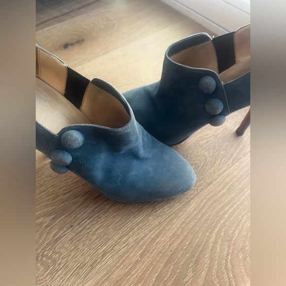 LOUBOUTIN GUC Elegant Blue Women's Shoes Size 39 - Picture 2 of 5